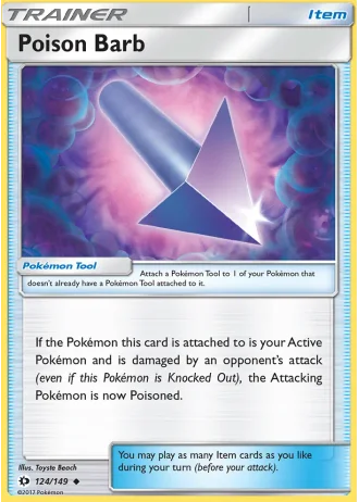 Poison Barb #124/149 — Sun & Moon