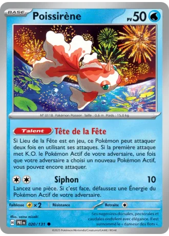 Poissirène #020/131 — Évolutions Prismatiques