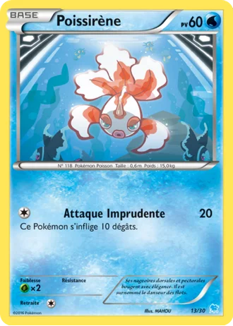 Poissirène #13 — XY Kit du dresseur (Suicune)