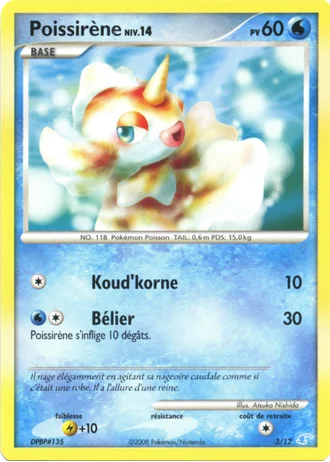 Poissirène #3/12 — DP Kit dresseur (Manaphy)
