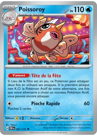 Poissoroy #021/131 — Évolutions Prismatiques