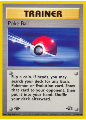Poké Ball (1. Edition) #64/64 — Dschungel (1. Edition)