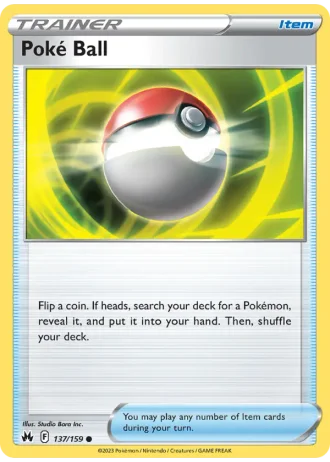 Poké Ball #137/159 — Crown Zenith
