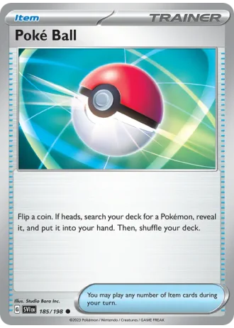 Poké Ball #185/198 — Scarlet & Violet