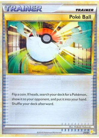 Poke Ball #25/30 — HS trainer Kit (Raichu)
