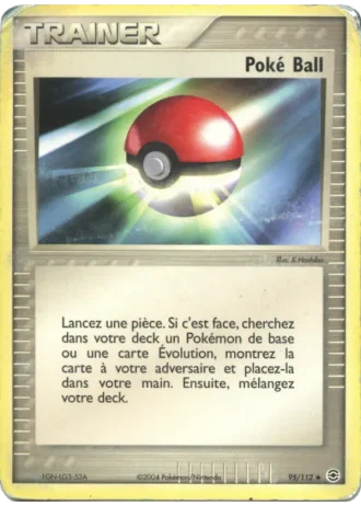Poké Ball #95/112 — EX Rouge Feu & Vert Feuille