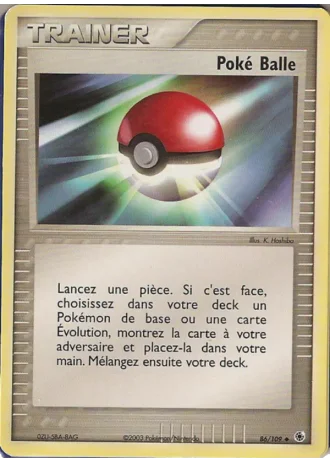 Poké Balle #86/109 — EX Rubis & Saphir