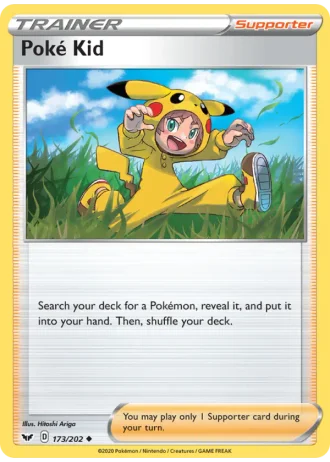 Poké Kid #173/202 — Sword & Shield