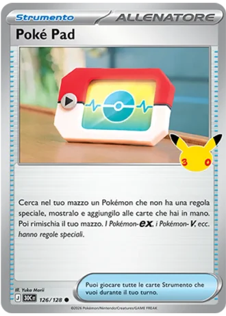 Poké Pad #126/128 — 30° Anniversario
