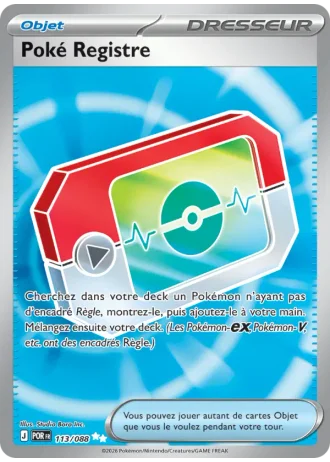 Poké Registre #113/88 — Équilibre Parfait