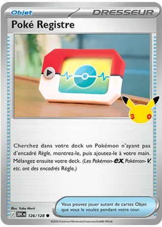 Poké Registre #126/128 — 30e Anniversaire