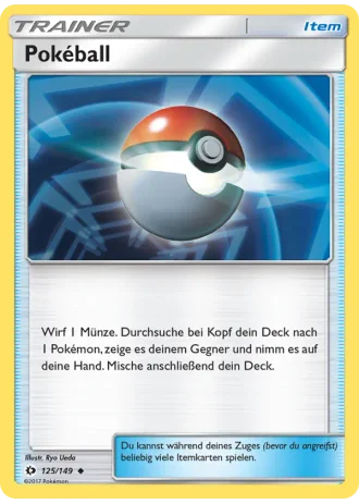 Pokéball #125/149 — Sonne & Mond