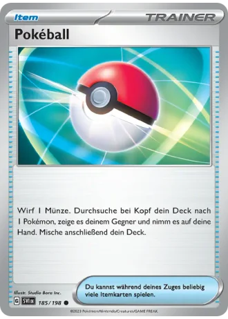 Pokéball #185/198 — Karmesin & Purpur
