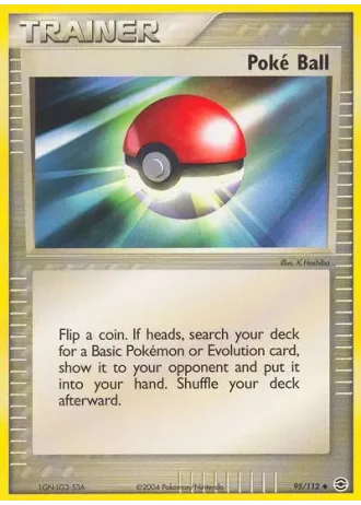 Pokéball #95/112 — EX Feuerrot & Blattgrün