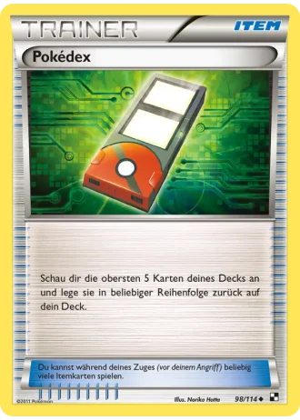 Pokédex #98/114 — Schwarz & Weiß