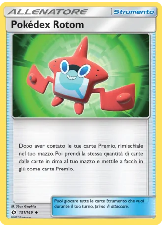 Pokédex Rotom #131/149 — Sole e Luna