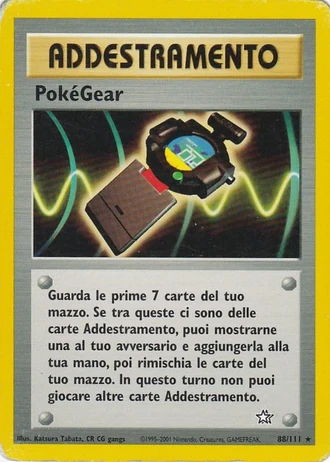 PokéGear (1ª Edizione) #88/111 — Neo Genesis (1ª Edizione)
