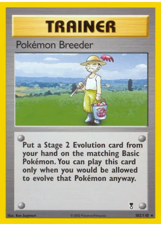 Pokémon Breeder #102/110 — Legendary Collection