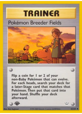 Pokémon Breeder Fields #62/64 — Neo Revelation