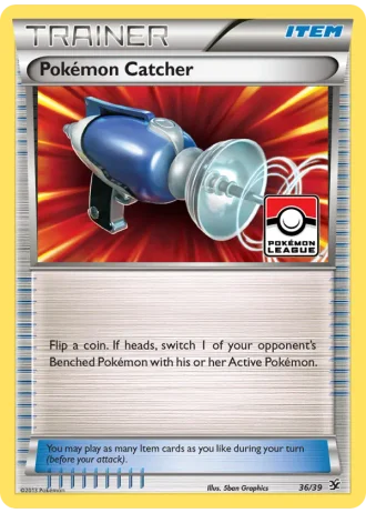 Pokémon Catcher (League Crosshatch June 2014) #36/39 — Kalos Starter Set