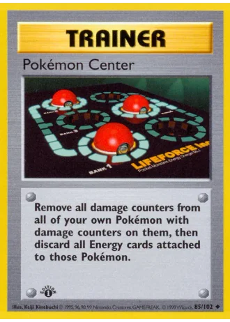 Pokémon Center #85/102 — Base Set