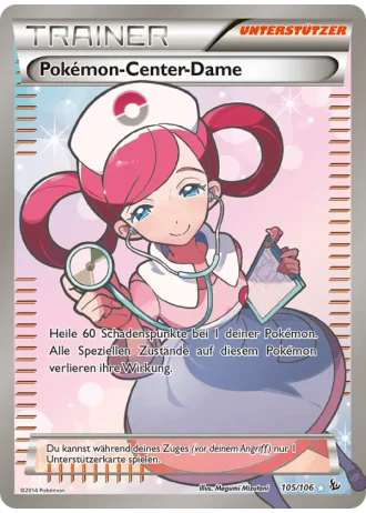 Pokémon-Center-Dame #105/106 — Flammenmeer