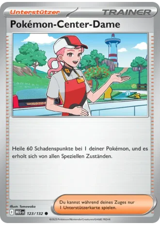 Pokémon-Center-Dame #123/132 — Mega-Entwicklung