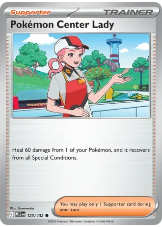 Pokémon Center Lady #123/132 — Mega Evolution