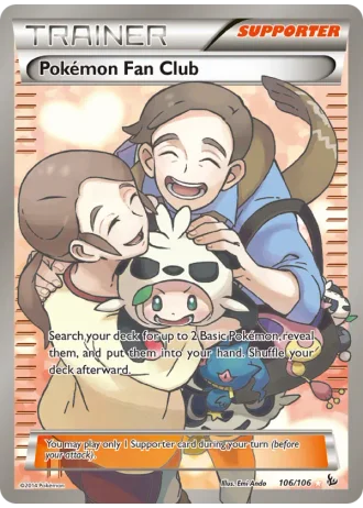 Pokémon Fan Club #106/106 — Flashfire