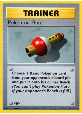 Pokémon Flute #86/102 — Base Set