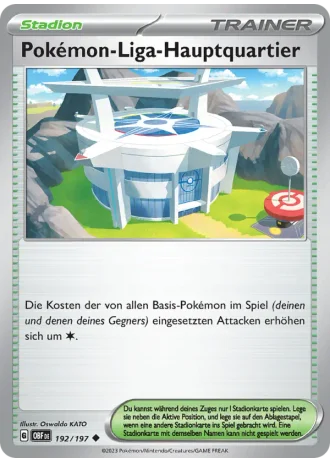 Pokémon-Liga-Hauptquartier #192/197 — Obsidianflammen