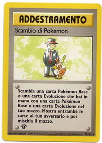 Pokémon Trader (1ª Edizione) #77/102 — Set Base (1ª Edizione)