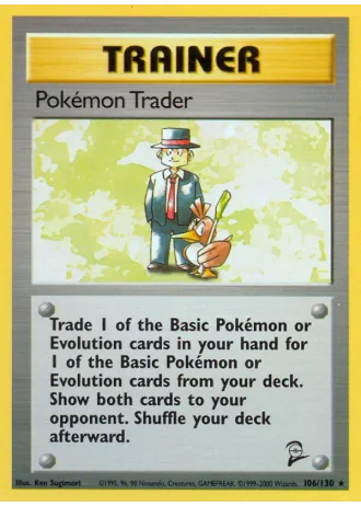 Pokémon Trader #106/130 — Base Set 2
