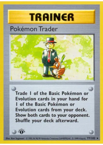Pokémon Trader #77/102 — Base Set