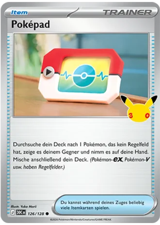 Poképad #126/128 — 30 Jahre