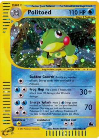 Politoed H23/144 — Skyridge