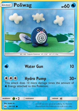 Poliwag #30 — Sun & Moon