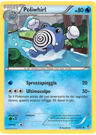 Poliwhirl #16/111 — Colpi Furiosi