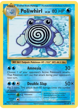 Poliwhirl #24/108 — Evolutions