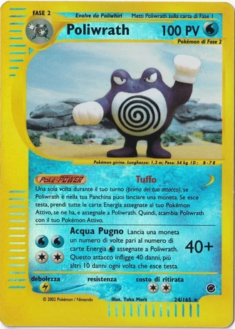 Poliwrath #24/165 — Expedition Set Base