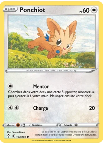 Ponchiot #133/203 — Évolution Céleste