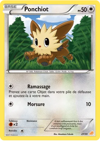 Ponchiot #27 — BW Kit du dresseur (Minotaupe)