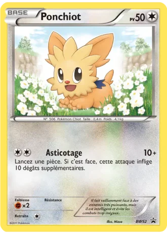 Ponchiot BW52 — Noir & Blanc Promos