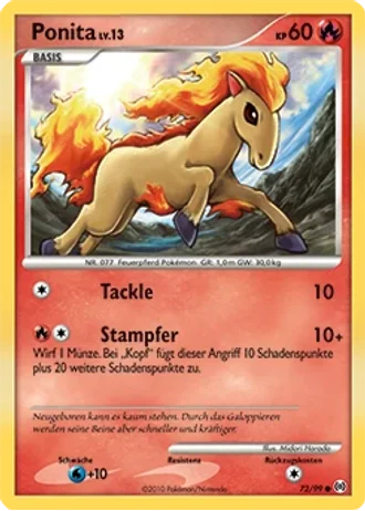 Ponita #72/99 — Arceus