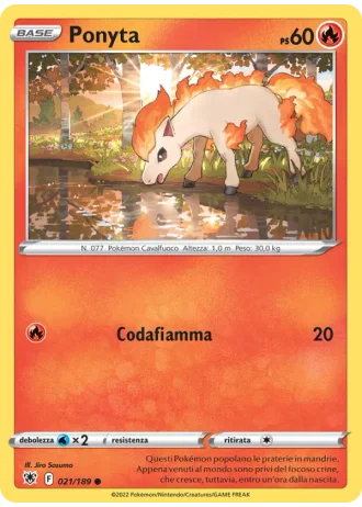 Ponyta #021/189 — Lucentezza Siderale