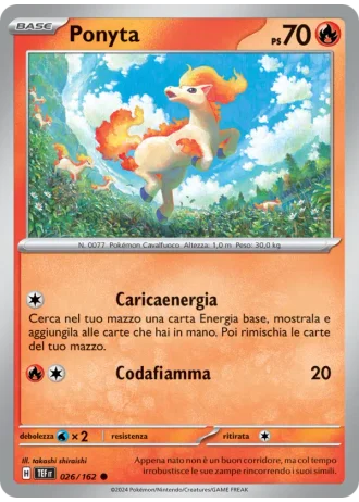 Ponyta #026/162 — Cronoforze