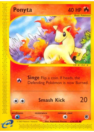 Ponyta #126/165 — Expedition Set Base