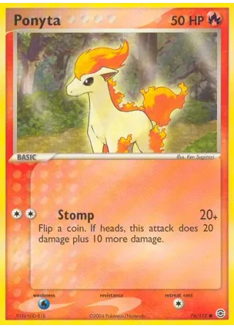 Ponyta #76 — FireRed & LeafGreen