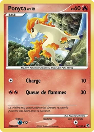 Ponyta #94/130 — Diamant & Perle