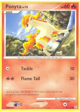 Ponyta #94/130 — Diamante & Perla